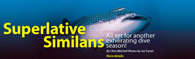 Asian Diver magazine - Similan Islands article